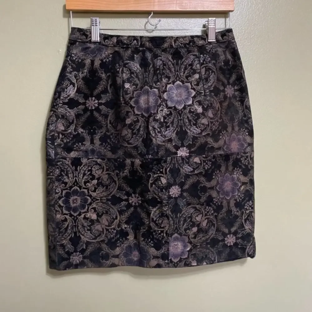 Vintage 100% Leather Styleworks‎ Skirt, Size 10